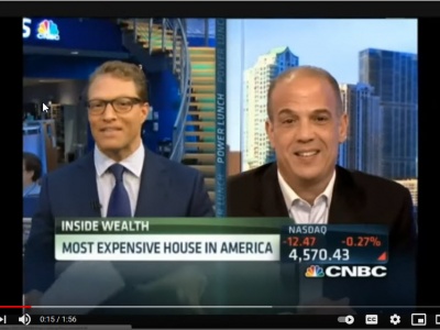 CNBC's Robert Frank Interviews William PD Pierce on the most expensive home in America
